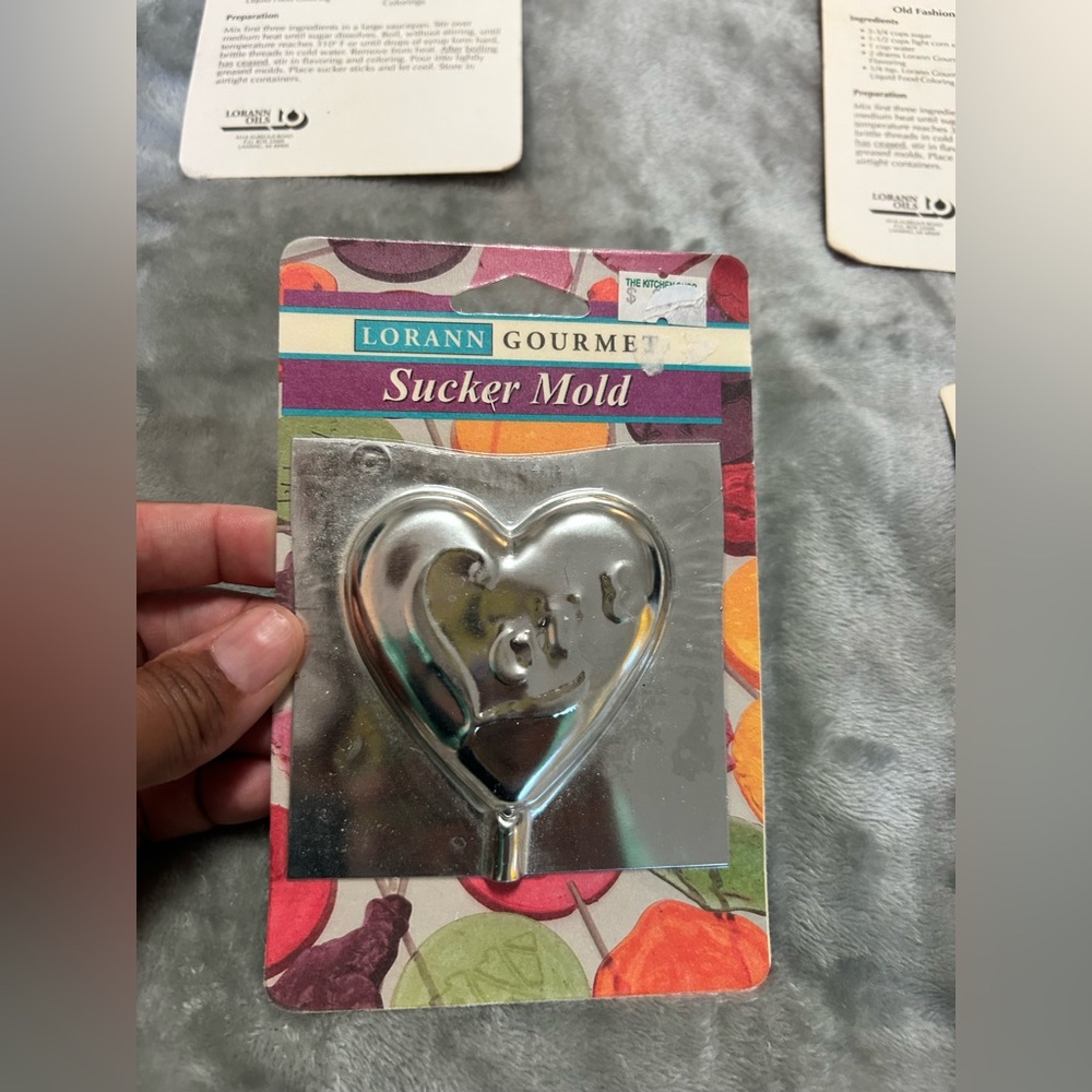 Lorann Gourmet Valentine Heart Sucker - Vintage In Original Package